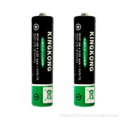 3A 1.5V Carbon Dry-cell Batteries, UM-4 R03